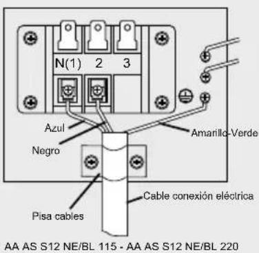 Haceb Assento S24 220 BL - Conexión eléctrica - 3