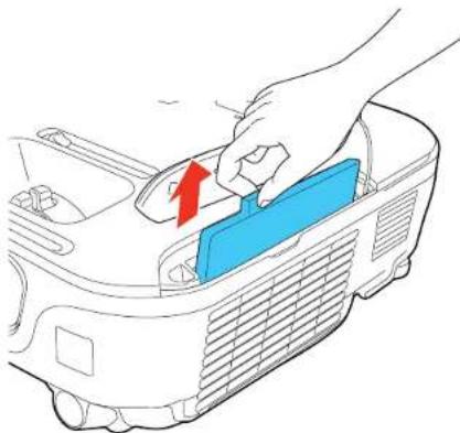 EPSON PowerLite W11+ - Substituição odofiltro de ar - 2