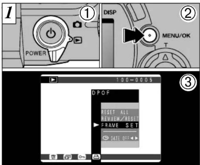 FUJIFILM FinePix 6900 Zoom - O» AJUSTE DE LOS DATOS DE FECHA DEL DPOF - 1