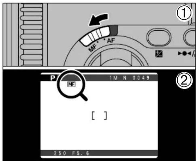 FUJIFILM FinePix 6900 Zoom - AJUSTE DEL ENFOQUE MANUAL - 1