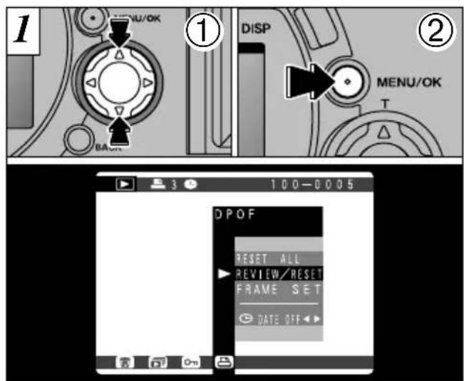 FUJIFILM FinePix 6900 Zoom - REVISAR/RECONFIGURACIÓN DPOF - 1