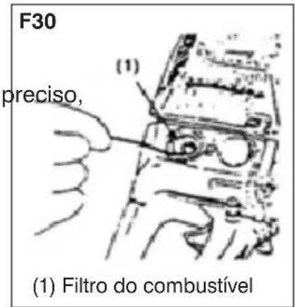 F30 preciso, (1) (1) Filtro do combustível