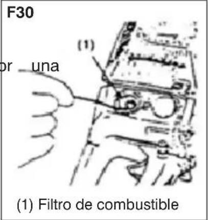F30 or una (1) (1) Filtro de combustible
