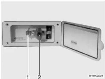 Bürstner IT 664 Ixeo (2012) - Toma exterior de gas (equipamiento especial) - 2