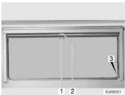 Bürstner IT 664 Ixeo (2012) - Persiana oscurecedora y mosquitera enrollables - 2