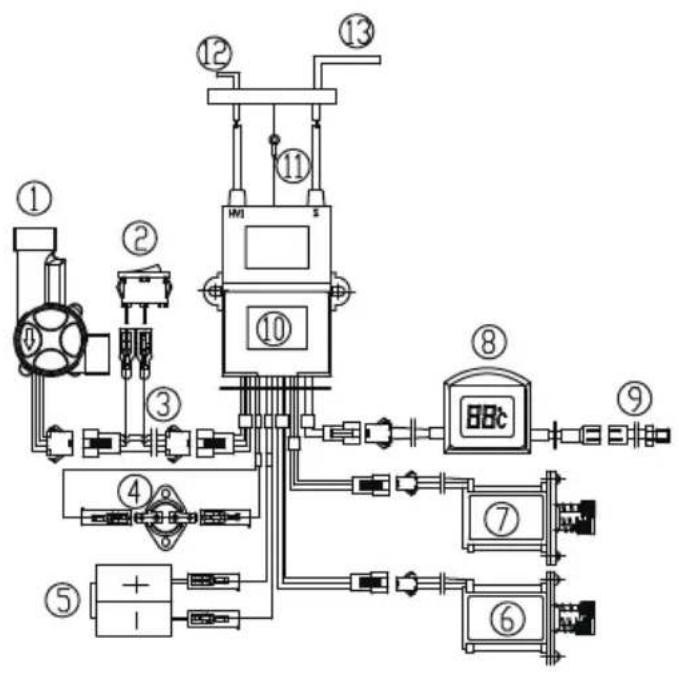 Mabe CMP110TNBN - esquema eléctrico 6 litros. - 1
