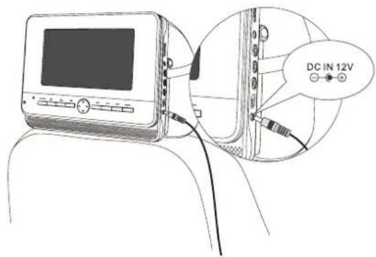 AIRIS LW281 - Montar el reproductor para su uso en coches - 3
