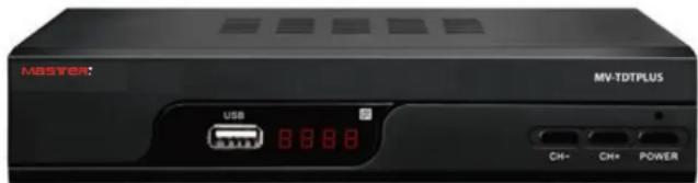 MASTER USB MV-TDTPLUS CH- CH+ POWER
