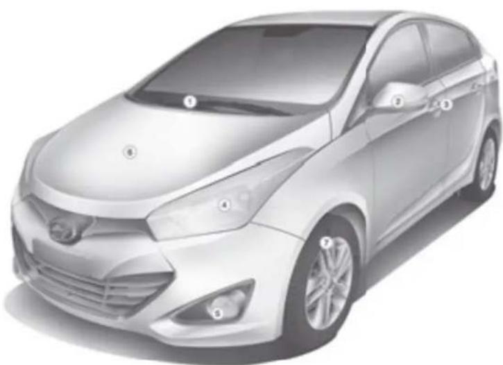 HYUNDAI HB20 (2012) - ■ Vista dianteira modelo Sedan - 1