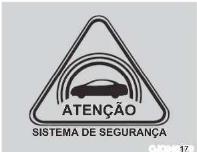 ATENÇÃO SISTEMA DE SEGURANÇA