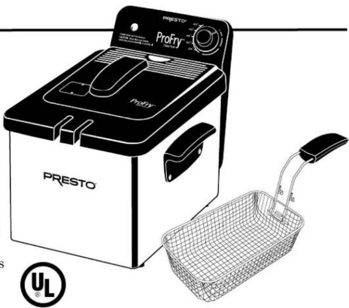 Presto ProFry 05461 - freidora de inmersión/vaporera - 1