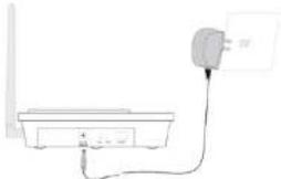 Pro Electronic PROCD-6000 - 6-2 Instalação do adaptador de energia e antena - 1
