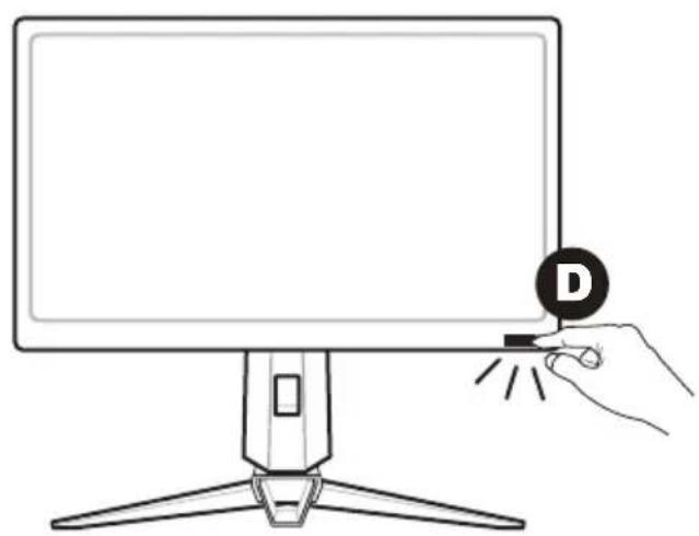 MSI Optix MPG27C-007 - Connecting the Monitor to PC - 2