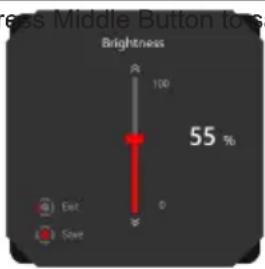 MSI Optix MPG27C-007 - The Navi Key default settings are as follows - 11