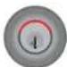Kwikset Kevo - Advertencias en rojo del anillo de luz - 1