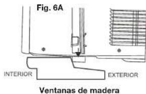 Fig. 6A INTERIOR EXTERIOR Ventanas de madera