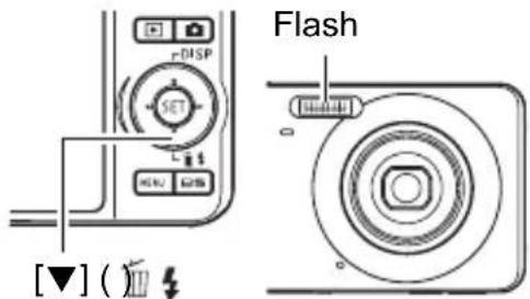 CASIO Exilim Zoom EX-Z90 - Uso del flash (Flash) - 1