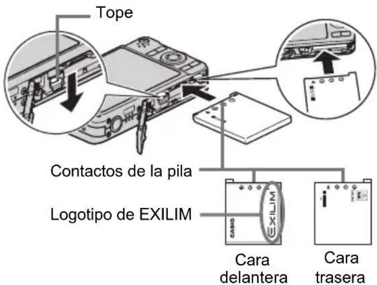 CASIO Exilim Zoom EX-Z90 - Abra la cubierta del compartimiento de la pila. - 2