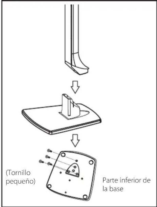 (Tornillo pequeño) Parte inferior de la base
