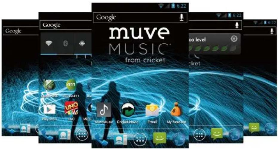 Google muve MUSIC from cricket GOOGLE 411 Play Store UNO MiFi MuveMusic Cricket Nang Email My Account