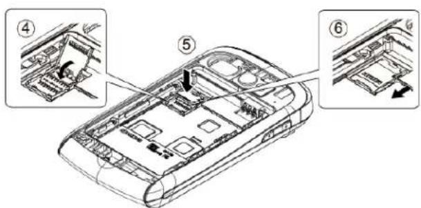 KYOCERA Hydro - Extraer la tarjeta microSD - 2