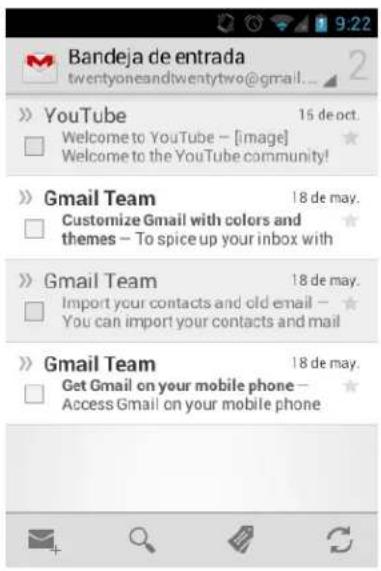 KYOCERA Hydro - Acceder a Gmail - 1
