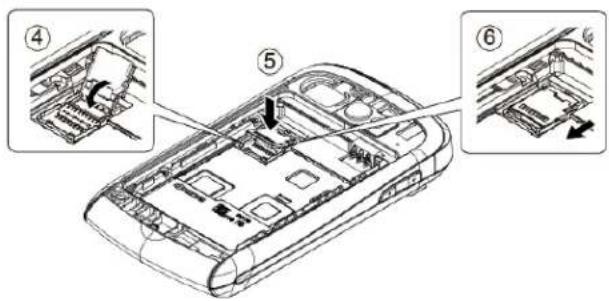 KYOCERA Hydro - Insertar una tarjeta microSD - 2