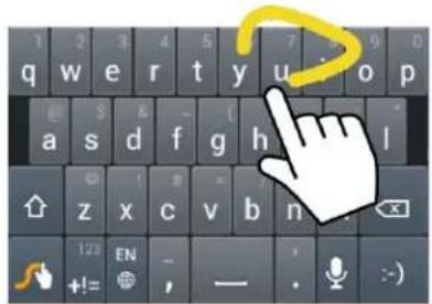 1 2 3 4 5 6 7 8 9 0 q w e r t y u o p a s d f g h l z x c v b n 123 EN - +!= , - .