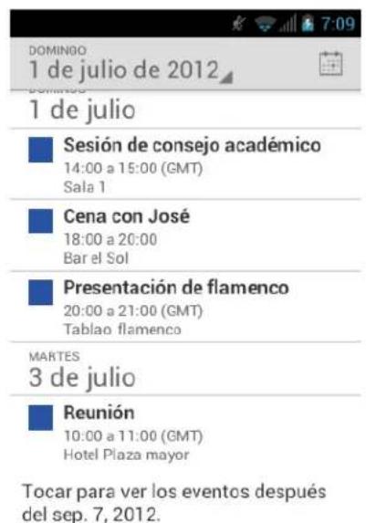 DOMINGO 1 de julio de 2012 1 de julio ■ Sesión de consejo académico 14:00 a 15:00 (GMT) Sala 1 ■ Cena con José 18:00 a 20:00 Bar el Sol ■ Presentación de flamenco 20:00 a 21:00 (GMT) Tablao flamenco MARTES 3 de julio ■ Reunión 10:00 a 11:00 (GMT) Hotel Plaza mayor Tocar para ver los eventos después del sep. 7, 2012.