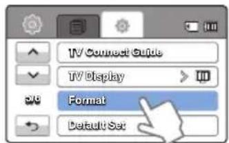 TV Connect Guide TV Display > ID Format Default Set