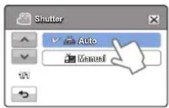 Shutter Auto Manual
