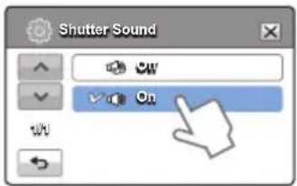 SAMSUNG HMX-T10BN - Shutter Sound (Sonido obturador) - 1