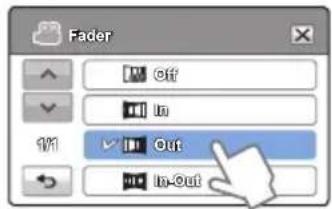 Fader Off In Out In-Out