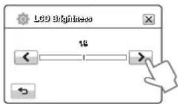 SAMSUNG HMX-T10BN - LCD Brightness (Brillo de LCD) - 1