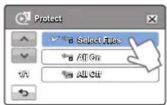 Protect Select Files All On All Off