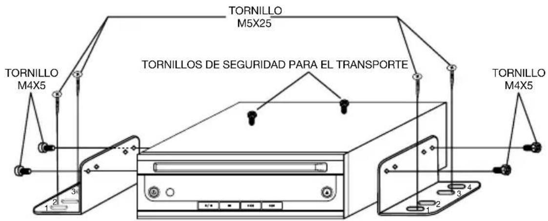 TORNILLO M5X25 TORNILLO DE SEGURIDAD PARA EL TRANSPORTE TORNILLO M4X5 TORNILLO M4X5