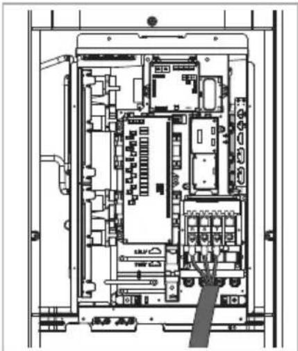 SAMSUNG AM080JXVAJH - Conexión de la terminal de anillo del cable trifásico - 1