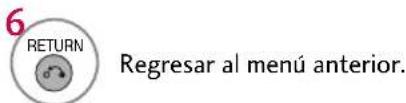 6 RETURN Regresar al menú anterior.