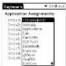 SONY Clié PEGA-KB11 - Assigning Application Shortcut Keys - 1