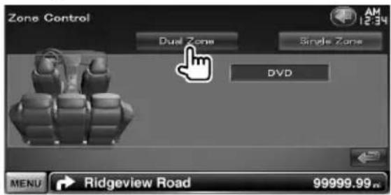 KENWOOD DDX8034BT - Configurar el control de zonas - 1