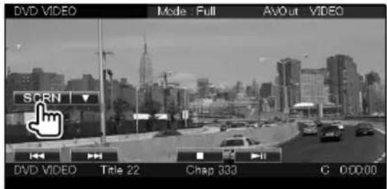 DVD VIDEO Mode: Full AVOUT: VIDEO SCRN DVD VIDEO Title 22 Chap 333 C 000.00