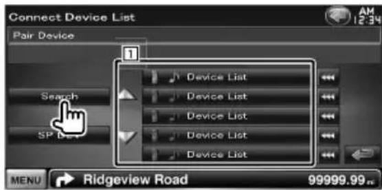KENWOOD DDX8034BT - Buscar una unidad Bluetooth - 1
