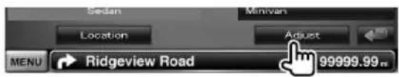KENWOOD DDX8034BT - Visualizar la pantalla de ajuste de tipo de coche - 1