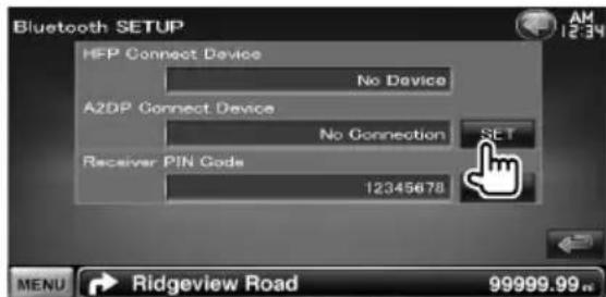 KENWOOD DDX8034BT - Visualizar la pantalla de la lista de los dispositivos de conexión - 1