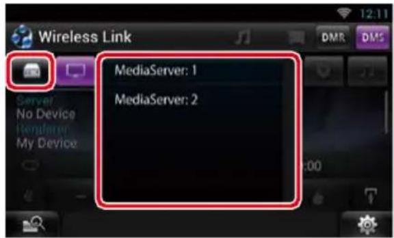 Wireless Link MediaServer: 1 MediaServer: 2