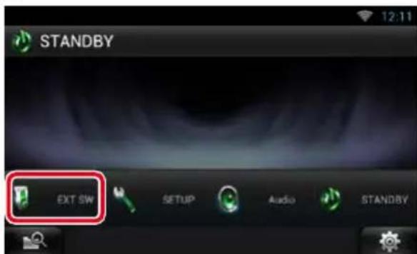 STANDBY EXT SW SETUP Audio STANDBY