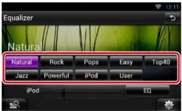 Equalizer Natural Natural Rock Pops Easy Top40 Jazz Powerful iPod User iPod EQ
