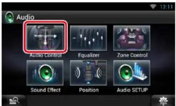 KENWOOD DNN9710BT - Controlar el audio general - 1