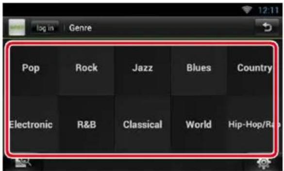 log in | Genre Pop Rock Jazz Blues Country Electronic R&B Classical World Hip-Hop/Rad