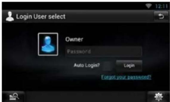 Login User select Owner Password Auto Login? Login Forgot your password?